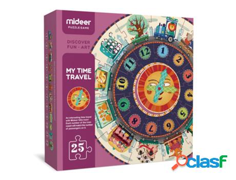 Puzzle MIDEER (Cartón - Rojo - 25 x 25 x 5 cm)
