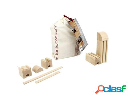 Puzzle MILANIWOOD (Madera - Beige - 20 x 25 cm)