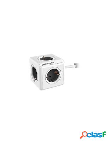 REGLETA POWERCUBE EXTENDED 5 TOMAS WHITE/GREY 1.5M