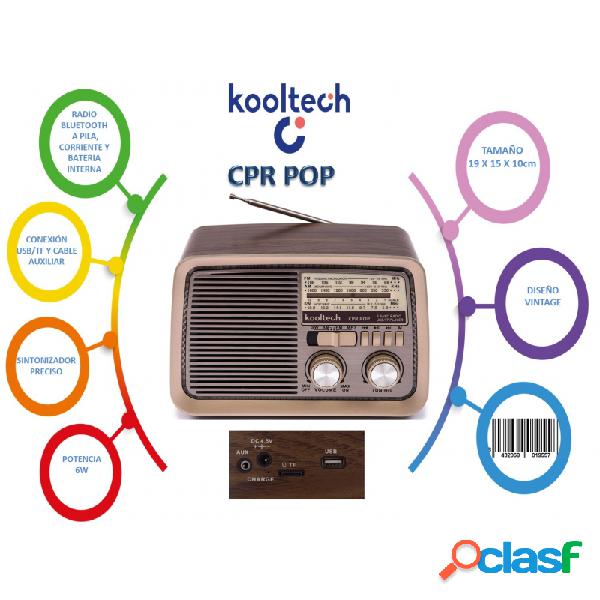 Radio bluetooth usb portatil pop