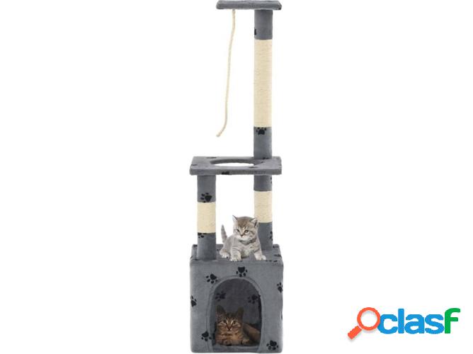 Rascador Árbol VIDAXL Sisal Gris (109 cm)