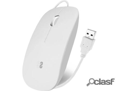 Ratón SUBBLIM SUBMO-FLAT101 (USB - 1600 dpi)