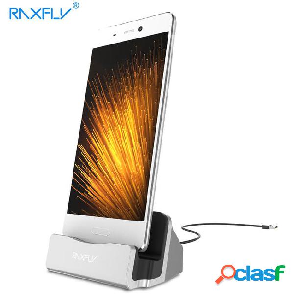 Raxfly type c charger holder for huawei mate 9 p9 for xiaomi