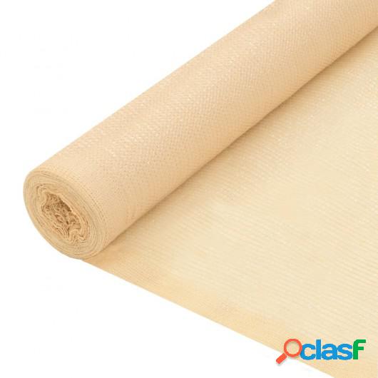 Red de privacidad HDPE 1x25 m beige