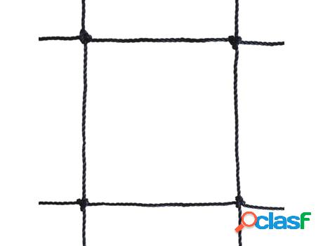 Rede SPORTI FRANCE Malla simple de 2 mm Negro (Única)
