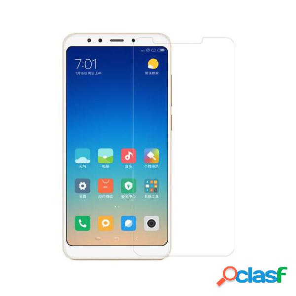 Redmi 5 plus tempered glass hd clear screen protector 9h