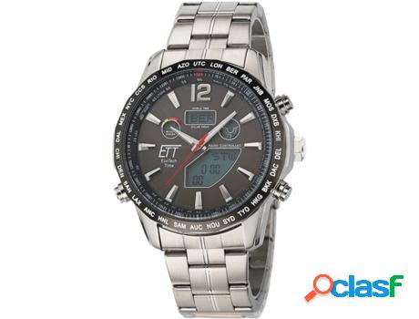 Reloj ETT ECO TECH TIME Hombre (Acero Inoxidable - Plateado)
