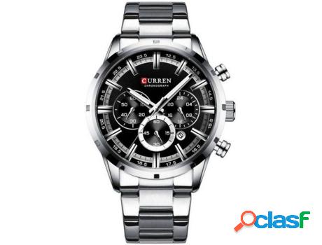 Reloj OEM Curren Acero Inoxidable Hombre (Plateado)