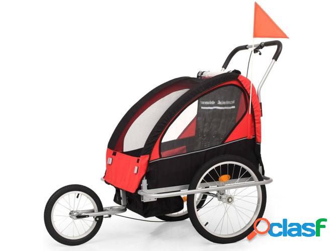 Remolque para Bicicleta VIDAXL 91375