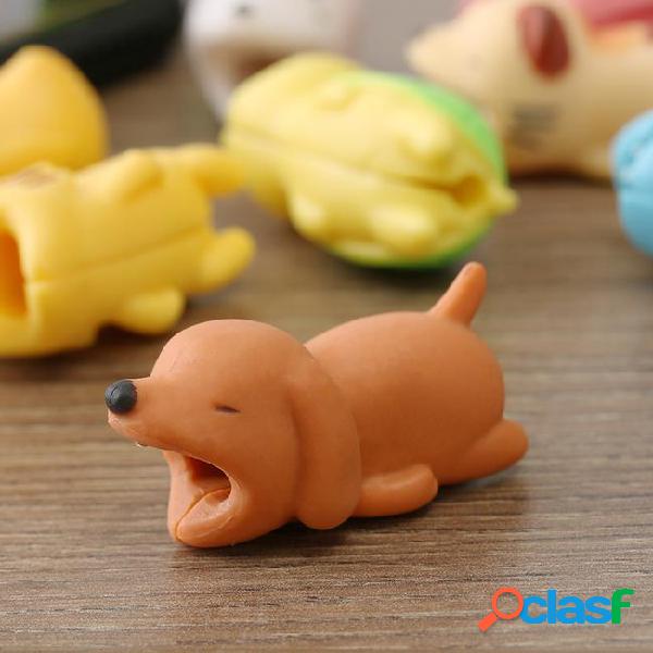 Retail cable bite protector chompers animal cute winder