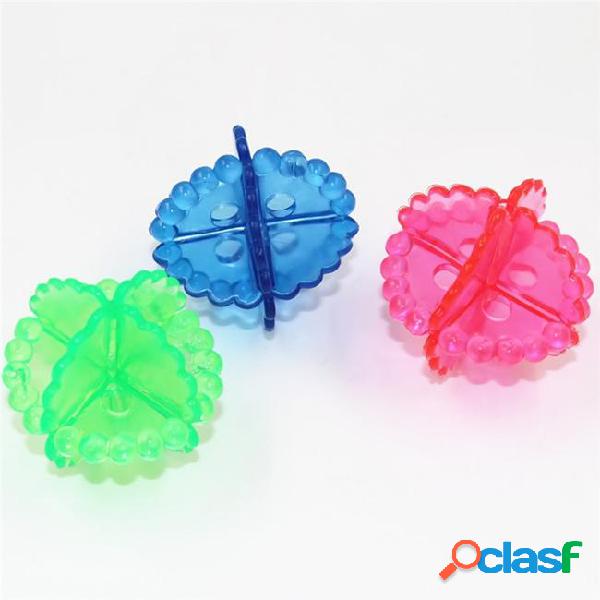 Reusable clear pvc plastic laundry balls washing cloth for