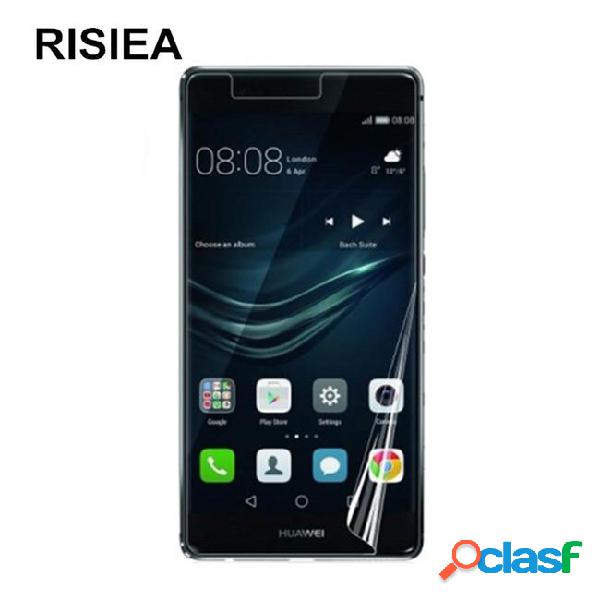 Risiea 10pcs clear glossy display screen protector hd