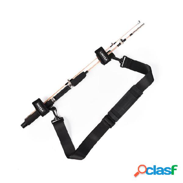Rods lixada rod belt straps fishing pole carry strap sling