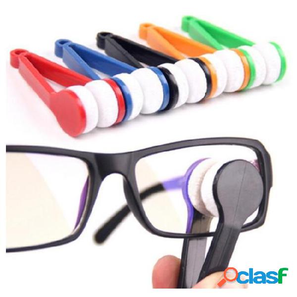 Sale random glasses eyeglass cleaner brush microfiber
