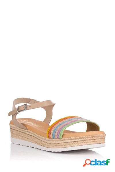 Sandalia multicolor