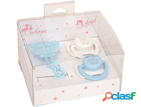 Set de Accesorios de Muñecas ARIAS Set 2 Chupetes y Una