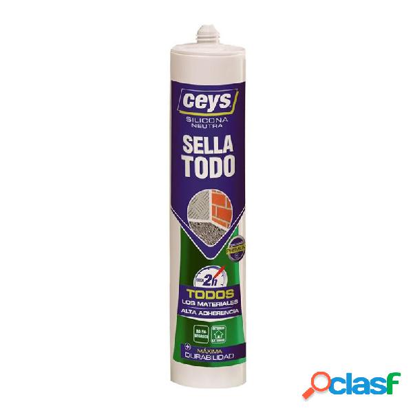 Silicona sellatodo ceys 280ml gris