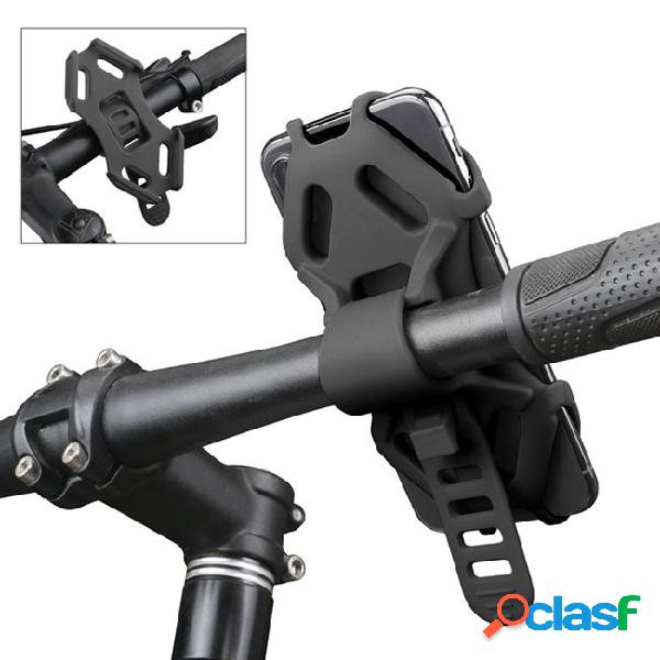 Silicone bike cell phone mount holder for motorcycle/