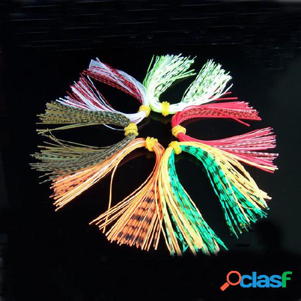 Silicone skirts new arrival 17 colors diy fishing
