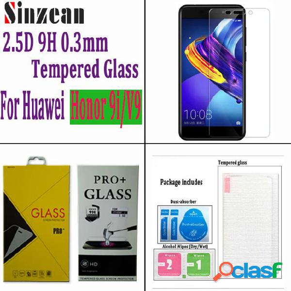 Sinzean 100/pcs for huawei honor 9i tempered glass for honor