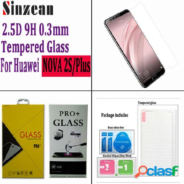 Sinzean 100pcs for huawei nova 2s tempered glass screen