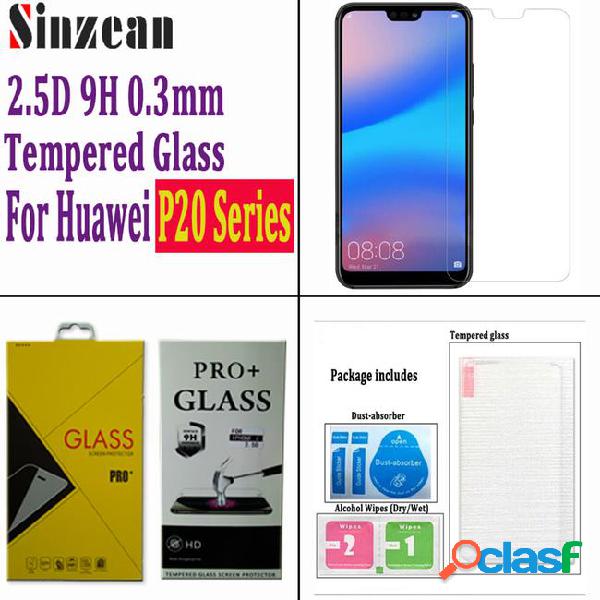 Sinzean 100pcs for huawei p20 lite tempered glass p-smart
