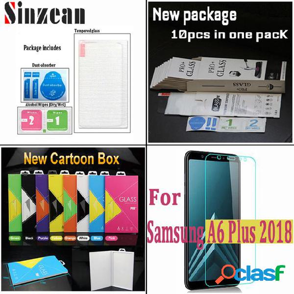 Sinzean for a6 plus 2018 tempered glass a6 2018 screen