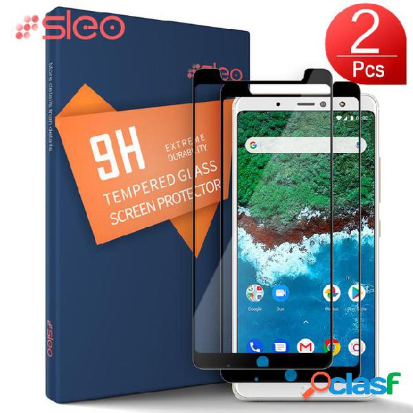 Sleo full cover tempered glass for bq aquaris x2 glass