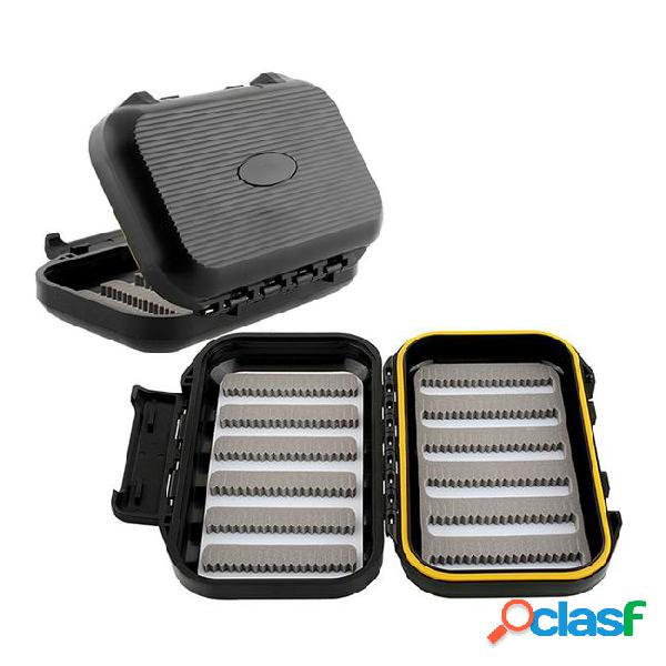 Small fly fishing tackle boxes 136*86*36mm abs plastic
