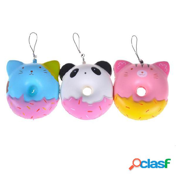 Squishies cute panda dolls donuts jumbo kawaii cream scented