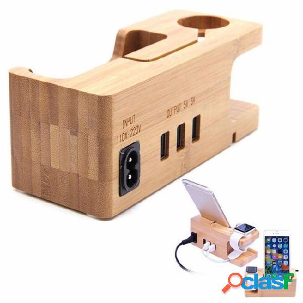 Stand for apple watch dock charging station organizer with