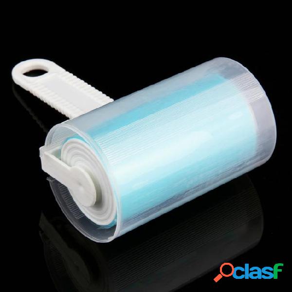 Sticky washable dust lint roller with cover for fluff pet