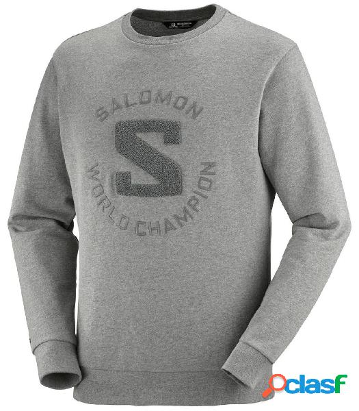 Sudadera Salomon Outlife Crewneck Sweat Mid Grey XL