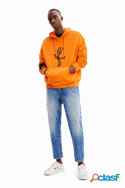 Sudadera flores - ORANGE - S