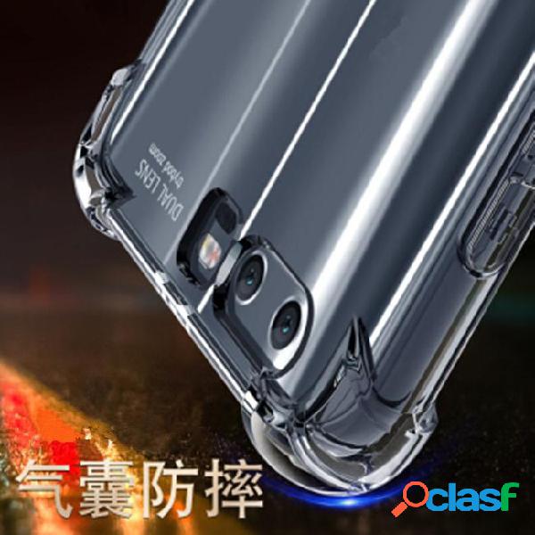 Super shockproof clear soft case for samsung galaxy s7 edge