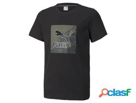 T-Shirt de Criança Puma Classics Graphic (Tam: 8 Años)