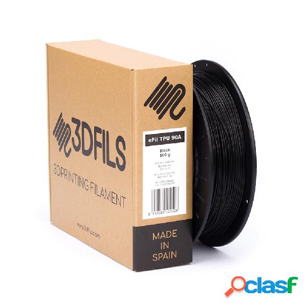 TPU 90A eFil Negro 1,75 mm