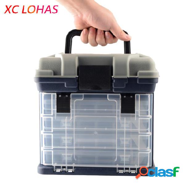 Tackle boxes 27*17*26cm 5 layer pp+abs big tackle box high
