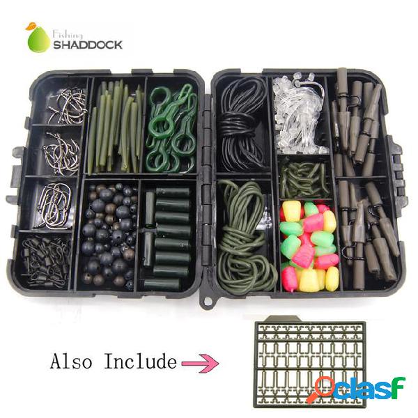 Tackle boxes shaddock 225pcs accessories with carp lures