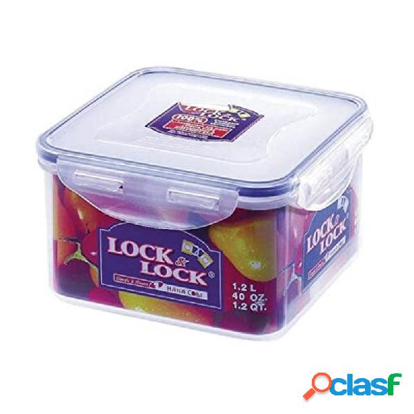 Taper de plastico cuadrado lock and lock 15,5x15,5x8,7cm