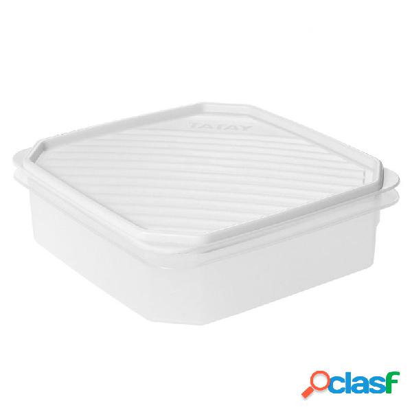 Taper de plastico cuadrado tatay top flex blanco