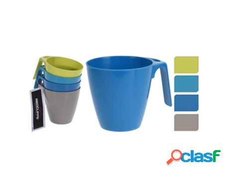 Tazas plastico lote 4