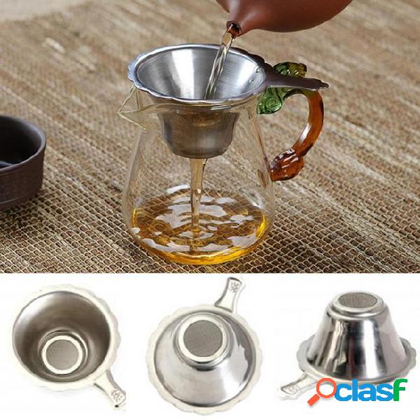 Tea infuser strainer with fine mesh for teapot tea set
