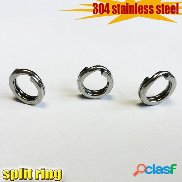 Teel diamond ring fishing pure 304 stainless steel split