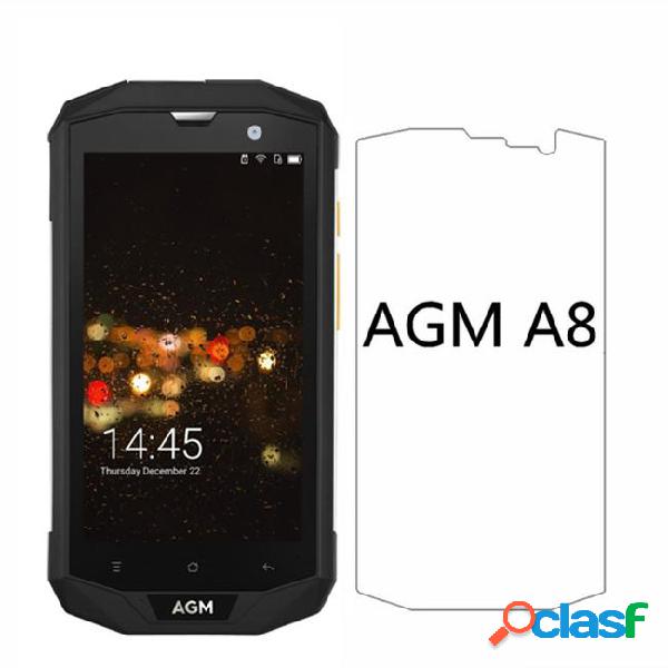 Tempered glass for agm a8 screen protector 9h ultra clear