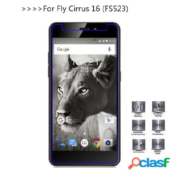 Tempered glass for fly cirrus 16 fs523 screen protector 9h