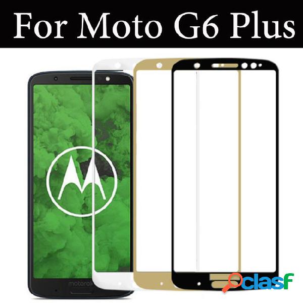 Tempered glass screen protection for moto g6 plus film 9h