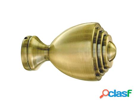 Terminal zirconio 28 mm. copa bronce / viejo