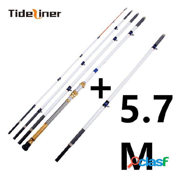 Tideliner trolling fishing rod adjustable 4.7m-5.7m high