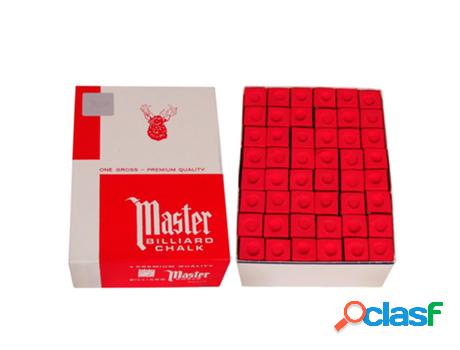 Tiza Billar MASTER CHALK Master Roja 144 unid 3003.344